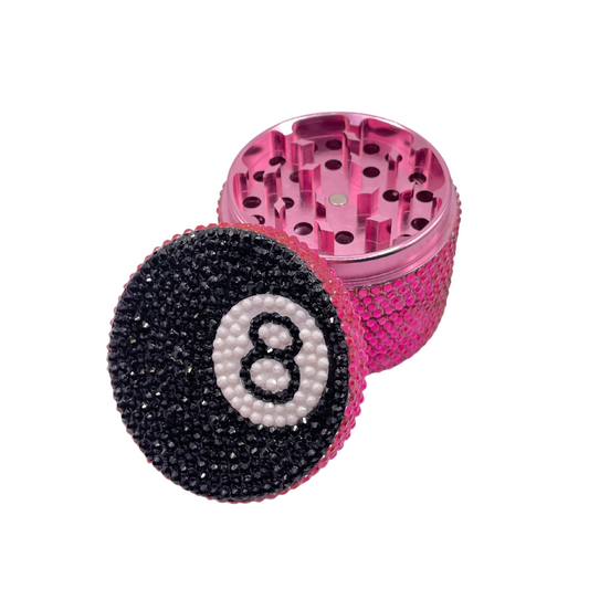 2.5" pink eight ball grinder