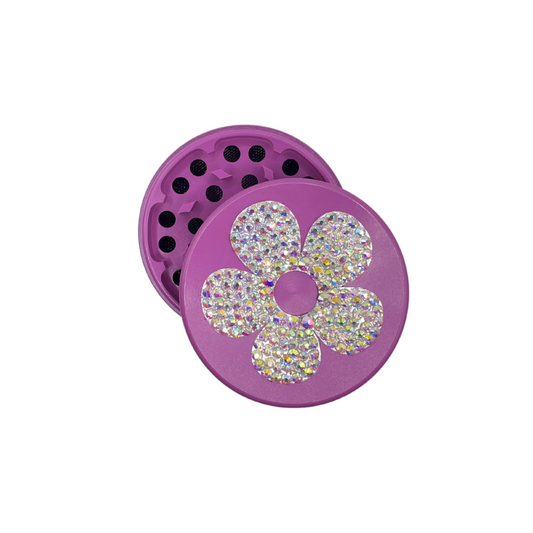 2.5" purple flower grinder