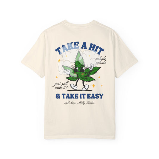full color take it easy tee
